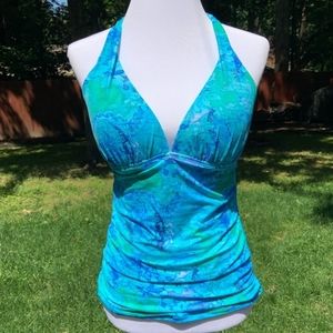 Ralph Lauren Halter Swim Top Tankini Gorgeous!